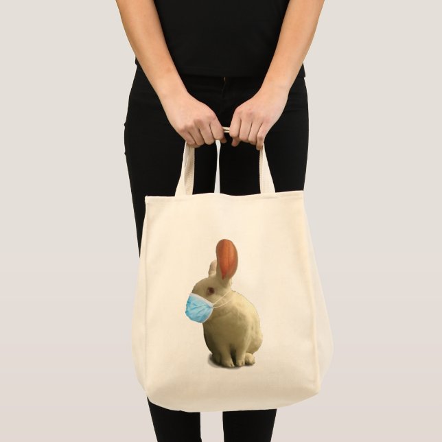 COVID Mask Bunny Tasche (Vorderseite (Produkt))