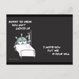 COVID Postcard #2 in einer Serie von Dan Youra  Postkarte