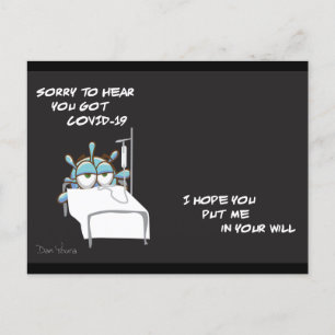 COVID Postcard #2 in einer Serie von Dan Youra  Postkarte