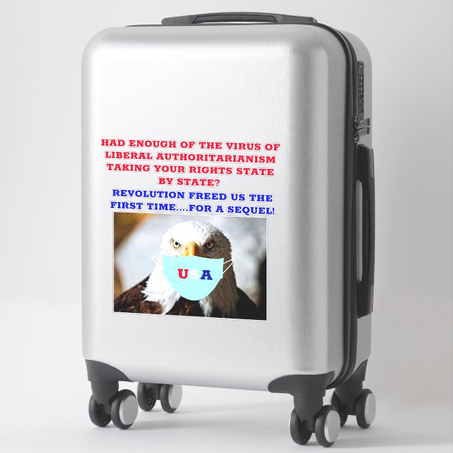 COVID REVOLT AUFKLEBER (Koffer)