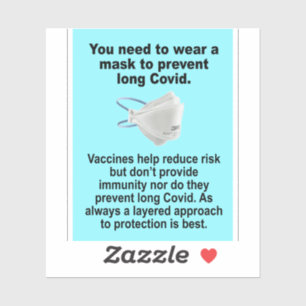 Covid Vinyl Aufkleber vermeiden