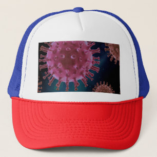Covid-Virus-Biologie Truckerkappe