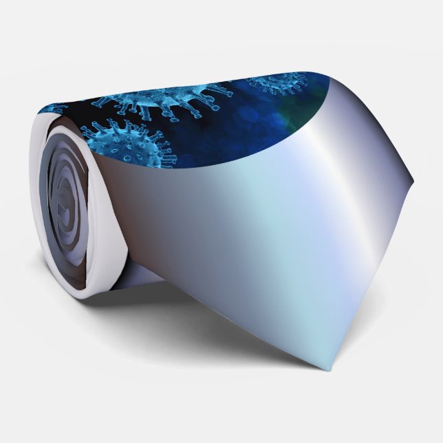 Covid-Virus-Infektion Krawatte (Gerollt)