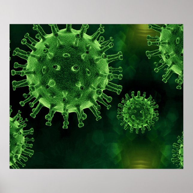 Covid-Virus-Infektion Poster (Vorne)
