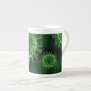 Covid-Virus-Infektion Prozellantasse