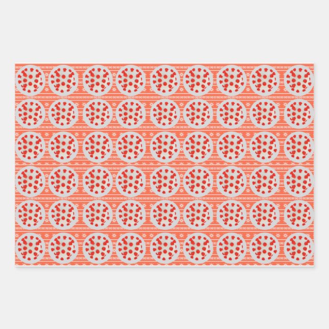 COVID Wrapper Geschenkpapier Set (Vorderseite)