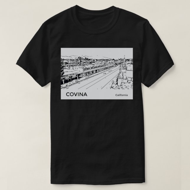 Covina California TShirt (Design vorne)