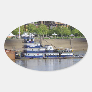 Covington-Aufkleber Ovaler Aufkleber