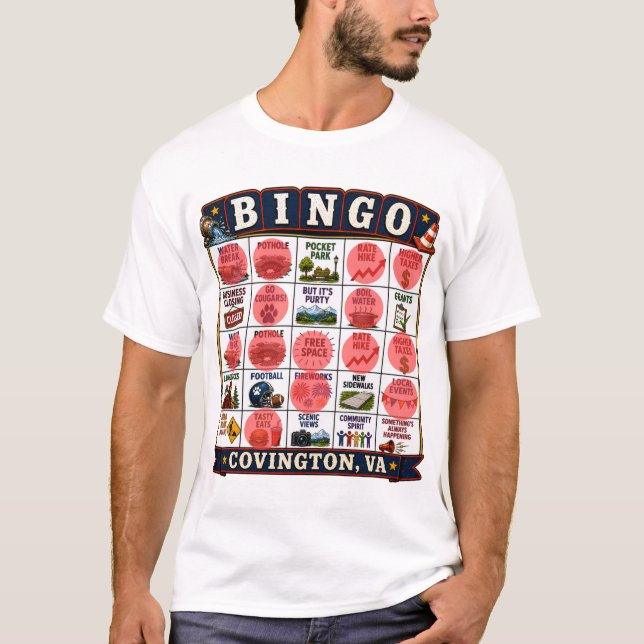 Covington Bingo T-Shirt (Vorderseite)