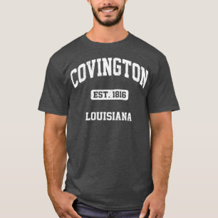 Covington Louisiana LA Vintager Staat Athletic Sty T-Shirt