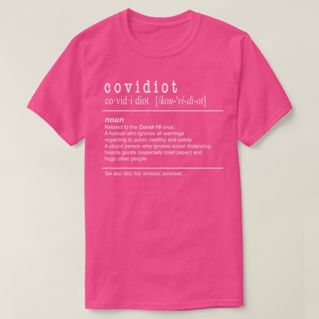 CovNoun Definition T-Shirt (Design vorne)