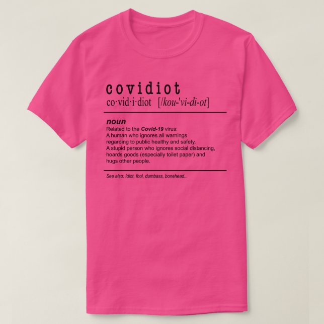 CovNoun-Virus T-Shirt (Design vorne)