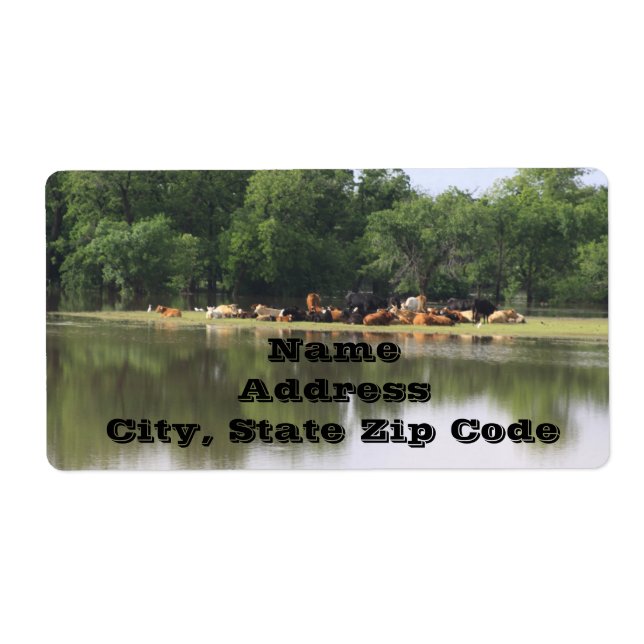 Cow Address Labels (Vorne)