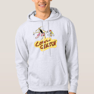 Cow and Chicken Logo Graphic Hoodie