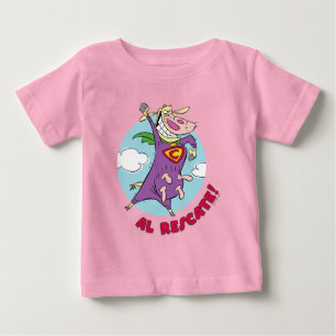 Cow and Chicken Super Cow Al Rescate! Baby T-shirt