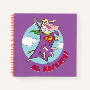Cow and Chicken Super Cow Al Rescate! Notizbuch