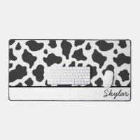 Cow Animal Print Custom Curry Name