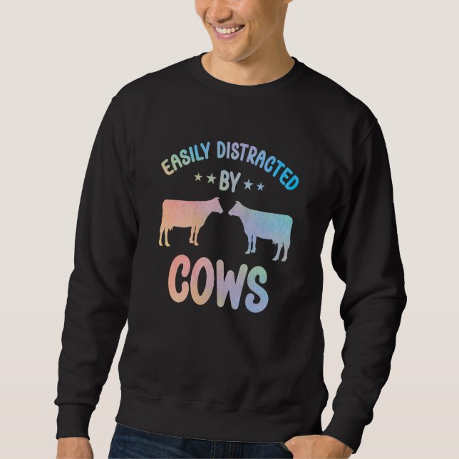 Cow Apparel Farmer Cows Lover for Women & Kids_1 Sweatshirt (Vorderseite)