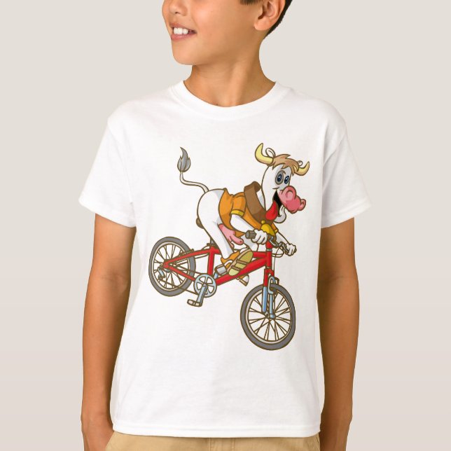 Cow Biking T-Shirt (Vorderseite)
