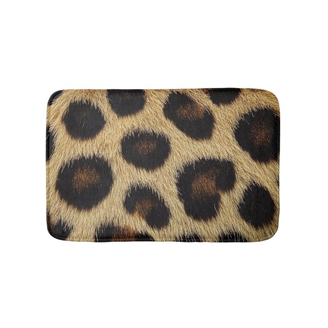 Cow Black White Spots Fur Badematte (Vorderseite)