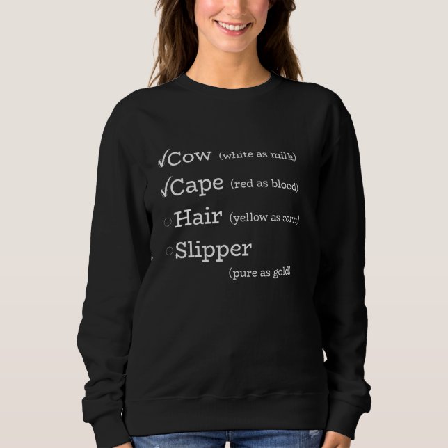 Cow Cape Hair Slipper Musical Theatre Tee (Vorderseite)