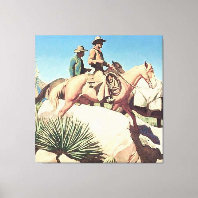 "Cow Country" von Maynard Dixon Leinwanddruck (Vorderseite)