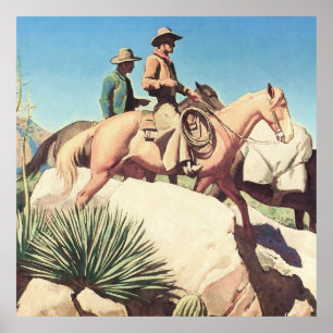 "Cow Country" von Maynard Dixon Poster