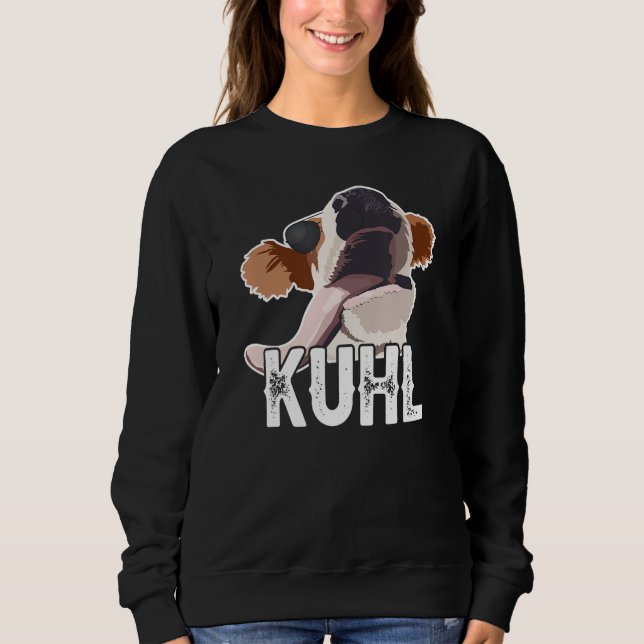 Cow Cow Kuhl Sunglasses Farmer Sweatshirt (Vorderseite)