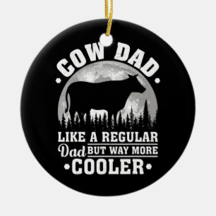 Cow-Daddy wie ein normaler Vater Lustige Kuh Keramik Ornament