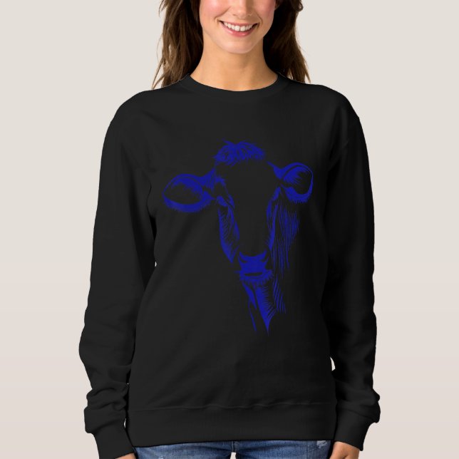 Cow Farmer Cows Cattle Agriculture Dairy Farmer Sweatshirt (Vorderseite)