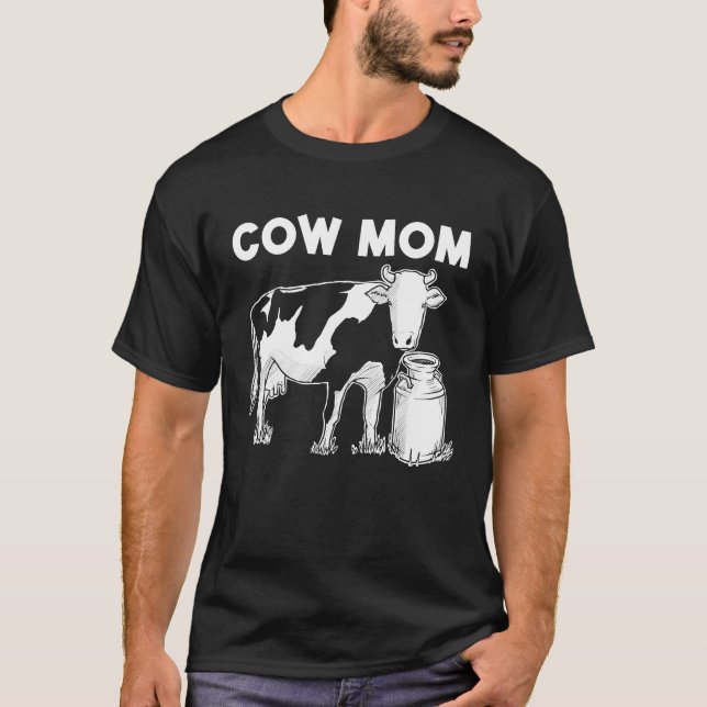 Cow  For Mom Mother Bull Heifer Herd Farm Animal T-Shirt (Vorderseite)