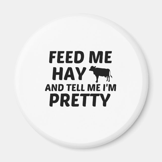 COW FÜTTRE HAY MAGNET (Vorne)