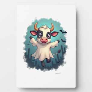 Cow Ghost Boo-levard Fotoplatte