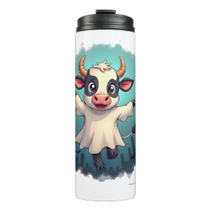 Cow Ghost Boo-levard Thermosbecher