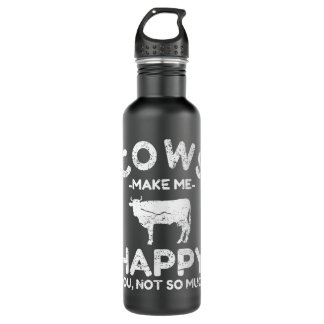 Cow Gifts for Cow Lovers - Funny Cow Humor  Edelstahlflasche