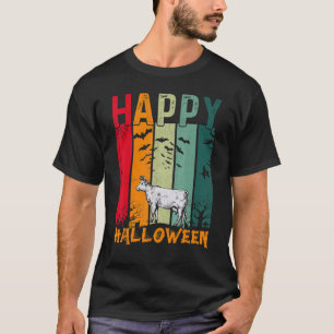 Cow Girls Boys Retro Stil Halloween Abendessen Tei T-Shirt