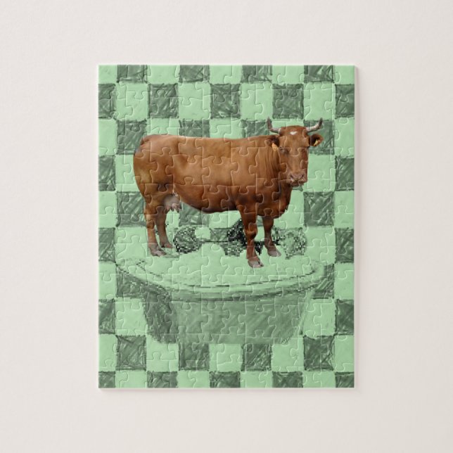 Cow Jigsaw Puzzle (Vertikal)
