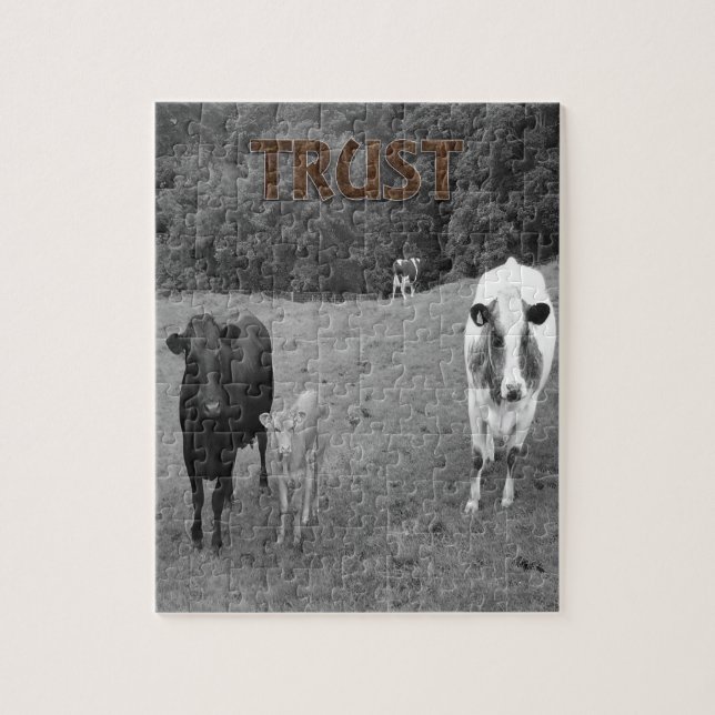 Cow Jigsaw Puzzle (Vertikal)