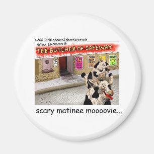 Cow Matinee Beängstigend Moovie Funny T-Shirts & G Magnet