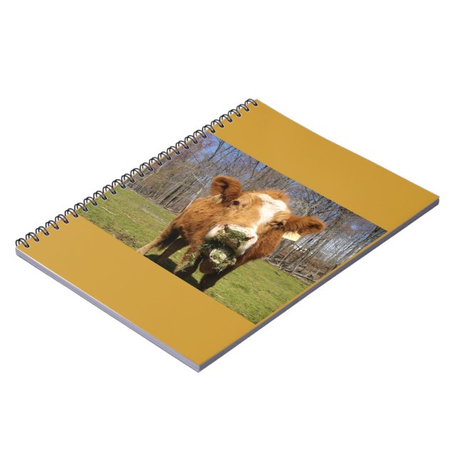 Cow-Notebook Notizblock (Linke Seite)