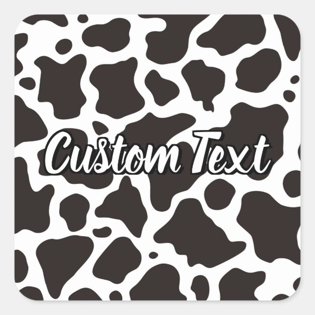 Cow Pattern Sticker (Vorderseite)