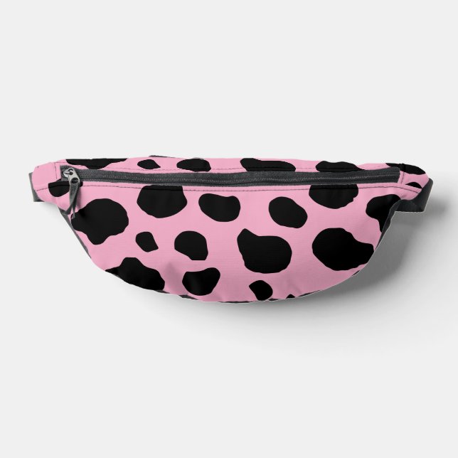 Cow Print, Cow Pattern, Cow Spots, Pink Cow Bauchtasche (Ablage )