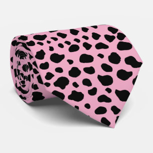 Cow Print, Cow Pattern, Cow Spots, Pink Cow Krawatte