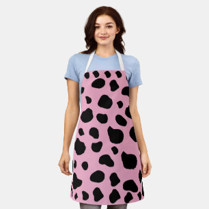 Cow Print, Cow Pattern, Cow Spots, Pink Cow Schürze