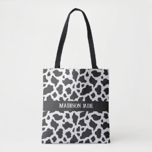 Cow Print Monogram Minimal Animal Print