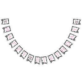 Cow Theme First Birthday Wimpelkette