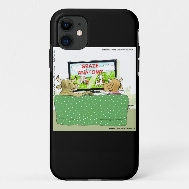 Cow TV Shows Funny Cartoon Case-Mate iPhone Hülle (Rückseite)