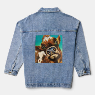 Cow Women's Denim Jacket (Jean Jacket) Jeansjacke