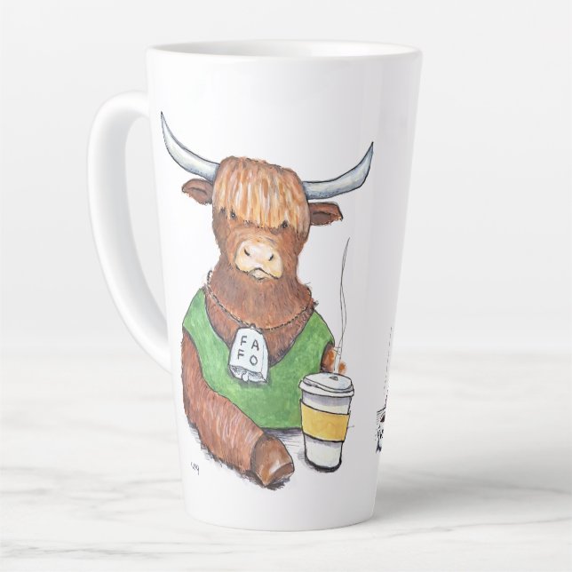 Cowabunga Cafe Cup Milchtasse (Linke Ecke)