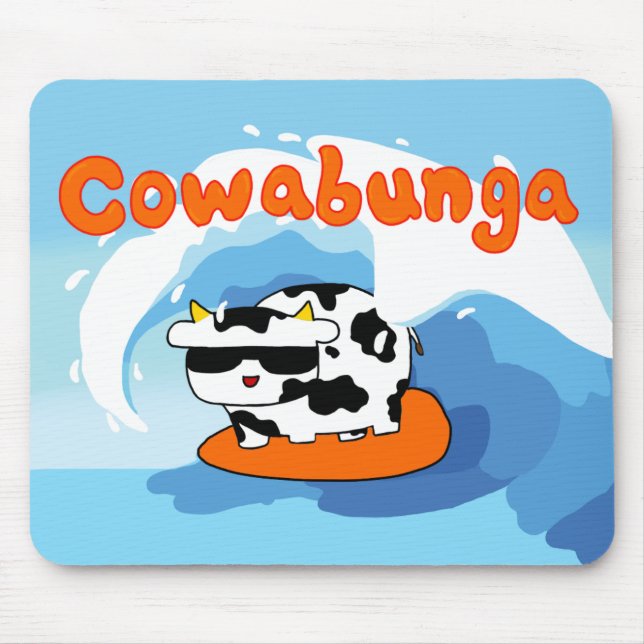 Cowabunga mousemat mousepad (Vorne)